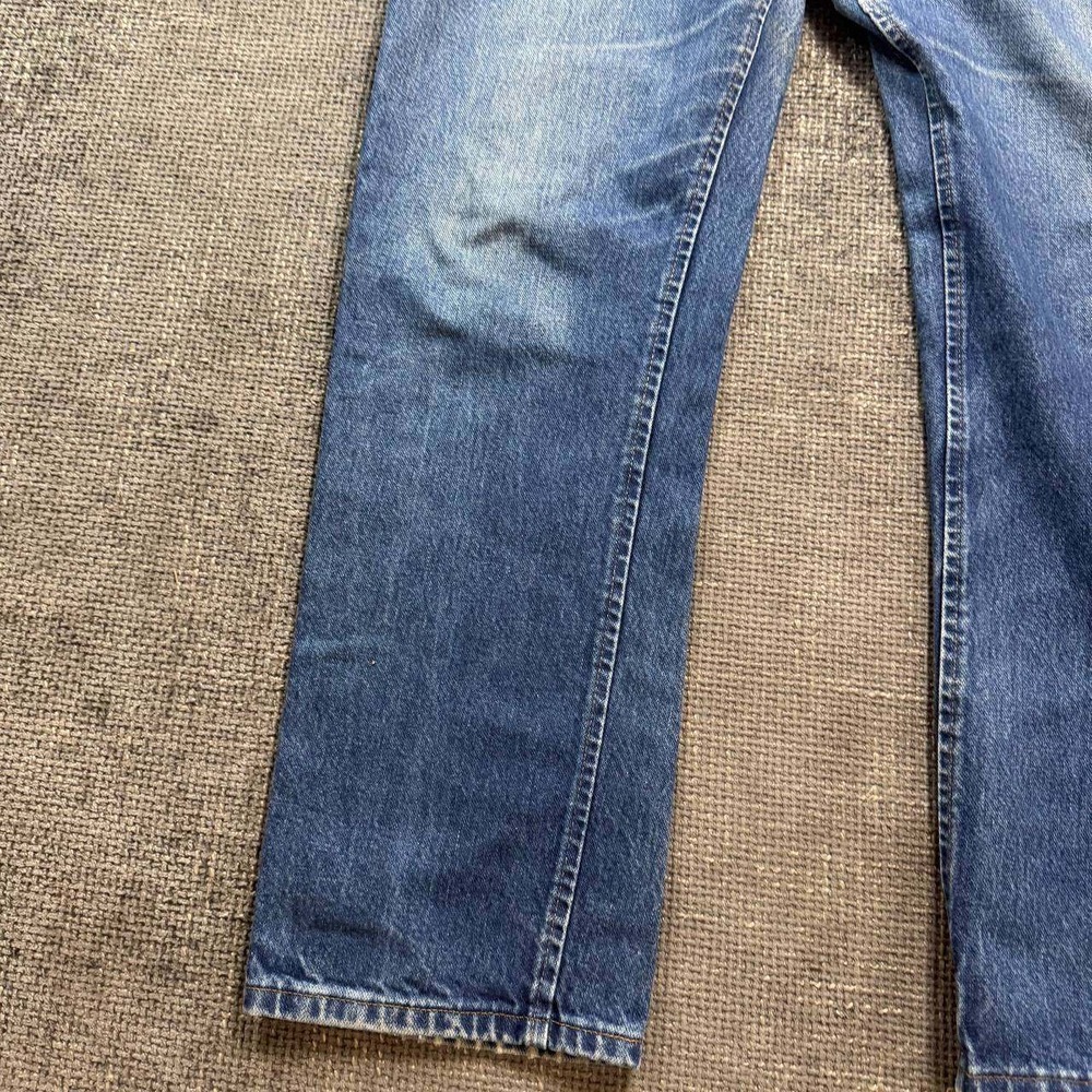 Wrangler Cowboy Cut Jeans Mens 33x30 Blue Medium Wash Straight Leg Vintage 90s - Picture 8 of 16